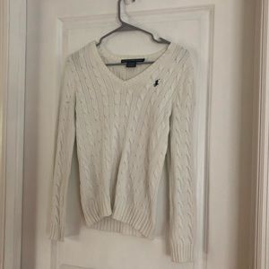 White Polo Sweater
